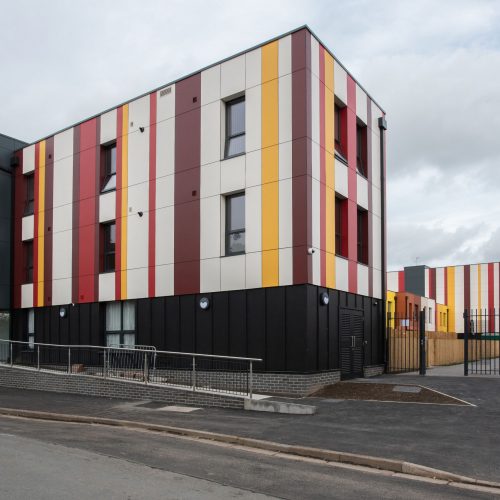 External Cladding for Affordable Housing in Hull