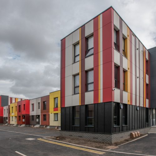 External Cladding for Affordable Housing in Hull